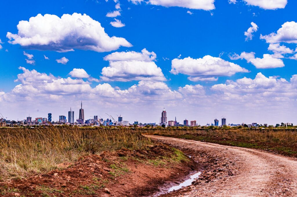 Kenya Landscapes Plants Vegetation Clouds Sky dramtic Nairobi National Park Kenya East Africa